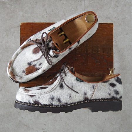 未使用★パラブーツ SIZE 42【定価￥96,800-★ハラコ仕様/MICHAEL/ミカエル】チロリアンシューズ/POILS VACHE/Paraboot★o009