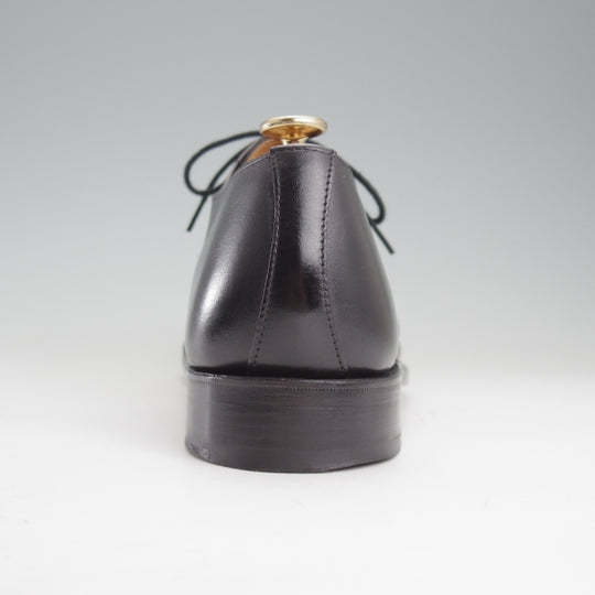 極美品★トリッカーズ SIZE 7.5【定価￥132,000-★プレーントゥ/8111】ポストマンシューズ/カーフ/黒/メンズ/Tricker's★n505