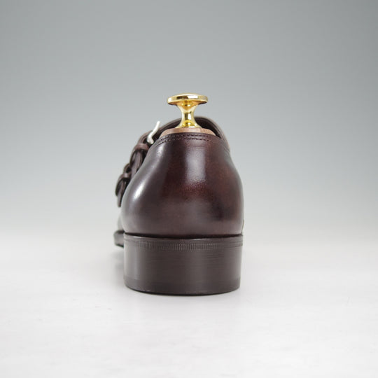 ★ジョンロブ 6E【現行定価￥344,300-★プレステージライン/CHAPEL/8000ラスト】ミュージアムカーフ/ダブルモンク/濃茶/JOHN LOBB★o001