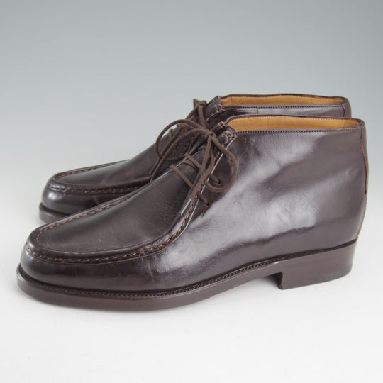 未使用★(伊製)Le Yucca's/レユッカス SIZE 40【モデル定価￥143,000-★チロリアンブーツ/Y29819】Davidラスト/ホースレザー/濃茶★p090