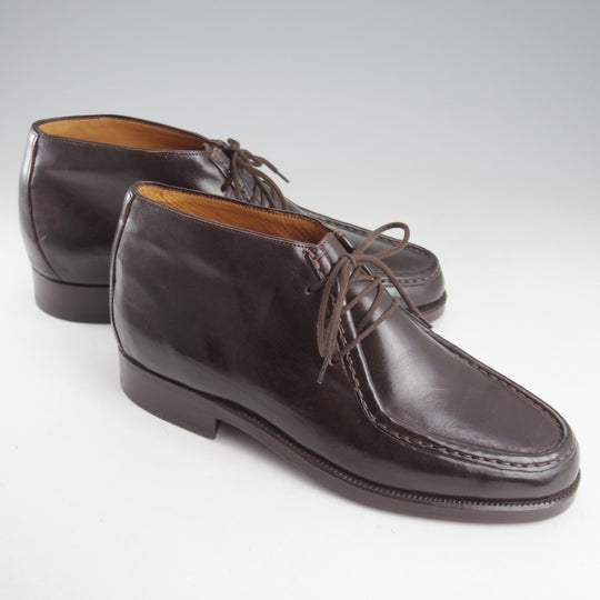 未使用★(伊製)Le Yucca's/レユッカス SIZE 40【モデル定価￥143,000-★チロリアンブーツ/Y29819】Davidラスト/ホースレザー/濃茶★p090