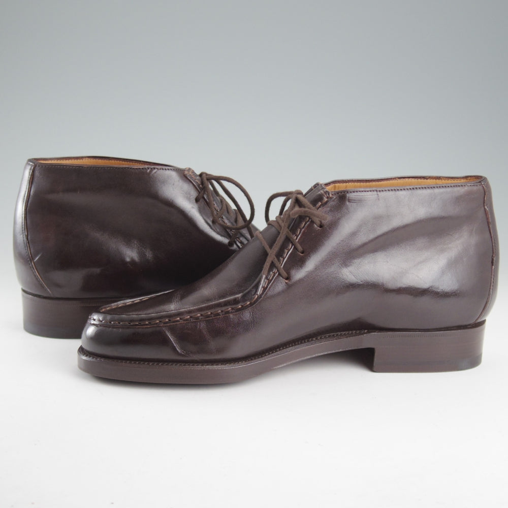 未使用★(伊製)Le Yucca's/レユッカス SIZE 40【モデル定価￥143,000-★チロリアンブーツ/Y29819】Davidラスト/ホースレザー/濃茶★p090