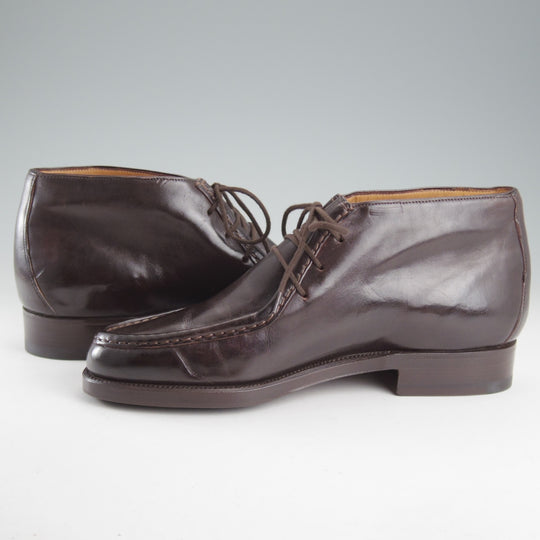 未使用★(伊製)Le Yucca's/レユッカス SIZE 40【モデル定価￥143,000-★チロリアンブーツ/Y29819】Davidラスト/ホースレザー/濃茶★p090