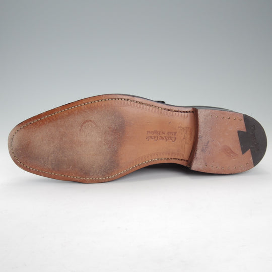極美品★チャーチ 75F/UK7.5【定価￥158,400-★BECKET/ベケット】173ラスト/モンクストラップ/カーフ/黒/メンズ/Church's★o003
