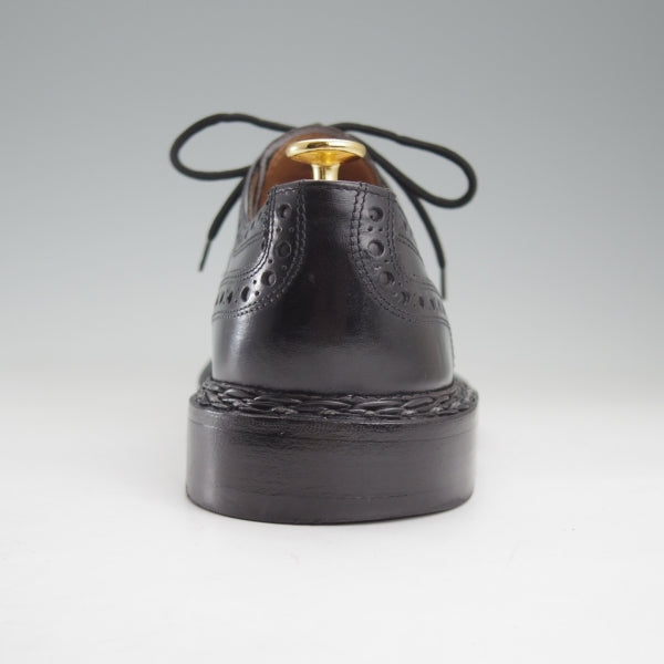 極美品★(独)ハインリッヒ・ディンケラッカー SIZE 6.5【貴重★BUDA/ブダ/フルブローグ】カーフ/黒/メンズ/Heinrich Dinkelacker★n511