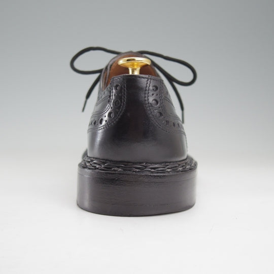 極美品★(独)ハインリッヒ・ディンケラッカー SIZE 6.5【貴重★BUDA/ブダ/フルブローグ】カーフ/黒/メンズ/Heinrich Dinkelacker★n511