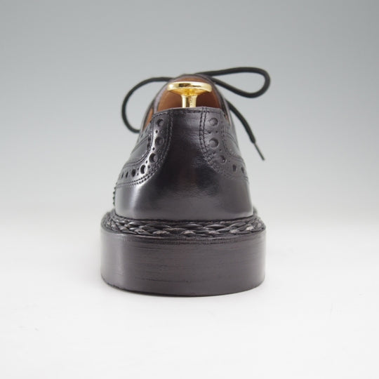 極美品★(独)ハインリッヒ・ディンケラッカー SIZE 6.5【貴重★BUDA/ブダ/フルブローグ】カーフ/黒/メンズ/Heinrich Dinkelacker★n511
