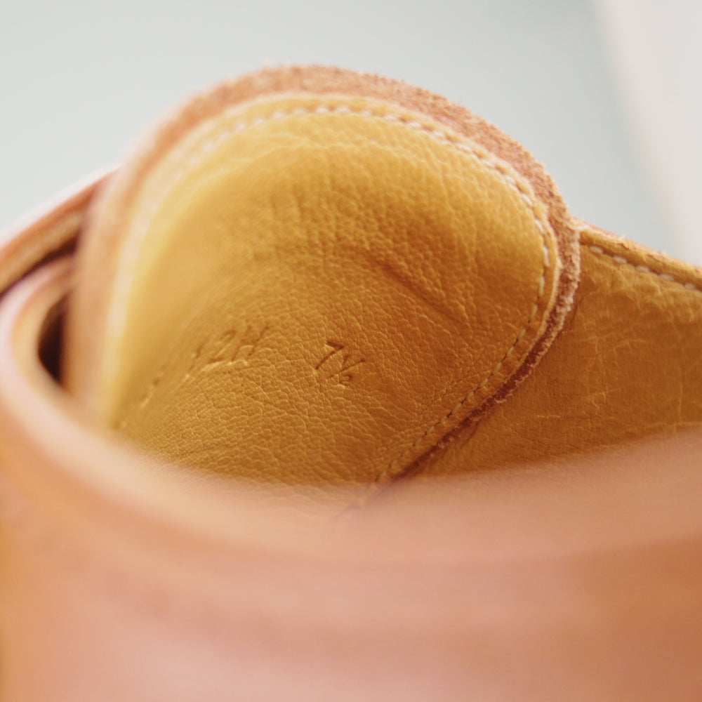 極上★パラブーツ SIZE 7.5【定価￥96,800-★ウィリアム/WILLIAM】マルシェソール/ダブルモンク/リスレザー/GOLD/茶/Paraboot★o007
