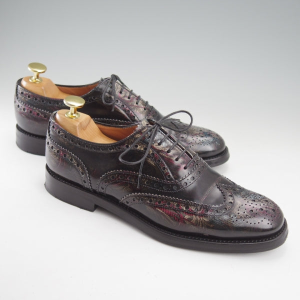 極上★チャーチ(レディース) SIZE 36.5【モデル定価￥176,000-★フラワープリント仕様/BURWOOD WG】バーウッド/Church's★n512