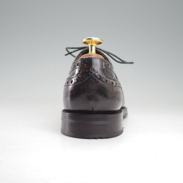 極美品☆church's burwood 36.5 中古)チャーチ/レディース/BURWOOD WG/バーウッド/総柄