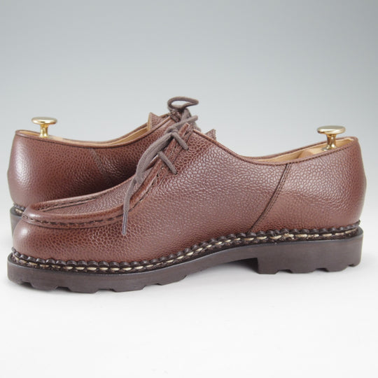 未使用★パラブーツ SIZE 41【定価￥94,600-★ミカエル/MICHAEL】チロリアンシューズ/グレインレザー/EBENE/濃茶/Paraboot★o008