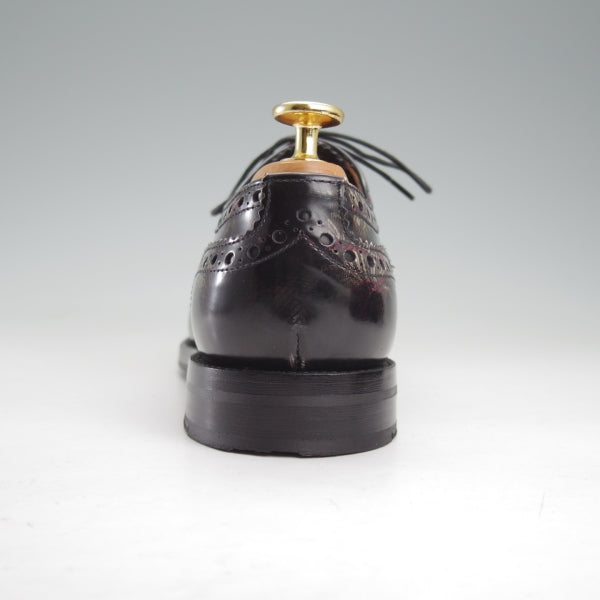 【ヘイン】church's burwood 36.5 クリーム 中古)チャーチ/レディース/BURWOOD WG/バーウッド/総柄