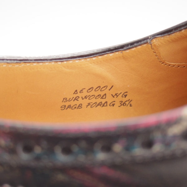 極上★チャーチ(レディース) SIZE 36.5【モデル定価￥176,000-★フラワープリント仕様/BURWOOD WG】バーウッド/Church's★n512