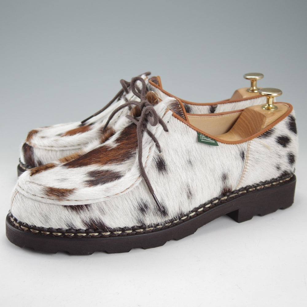 未使用★パラブーツ SIZE 42【定価￥96,800-★ハラコ仕様/MICHAEL/ミカエル】チロリアンシューズ/POILS VACHE/Paraboot★o009