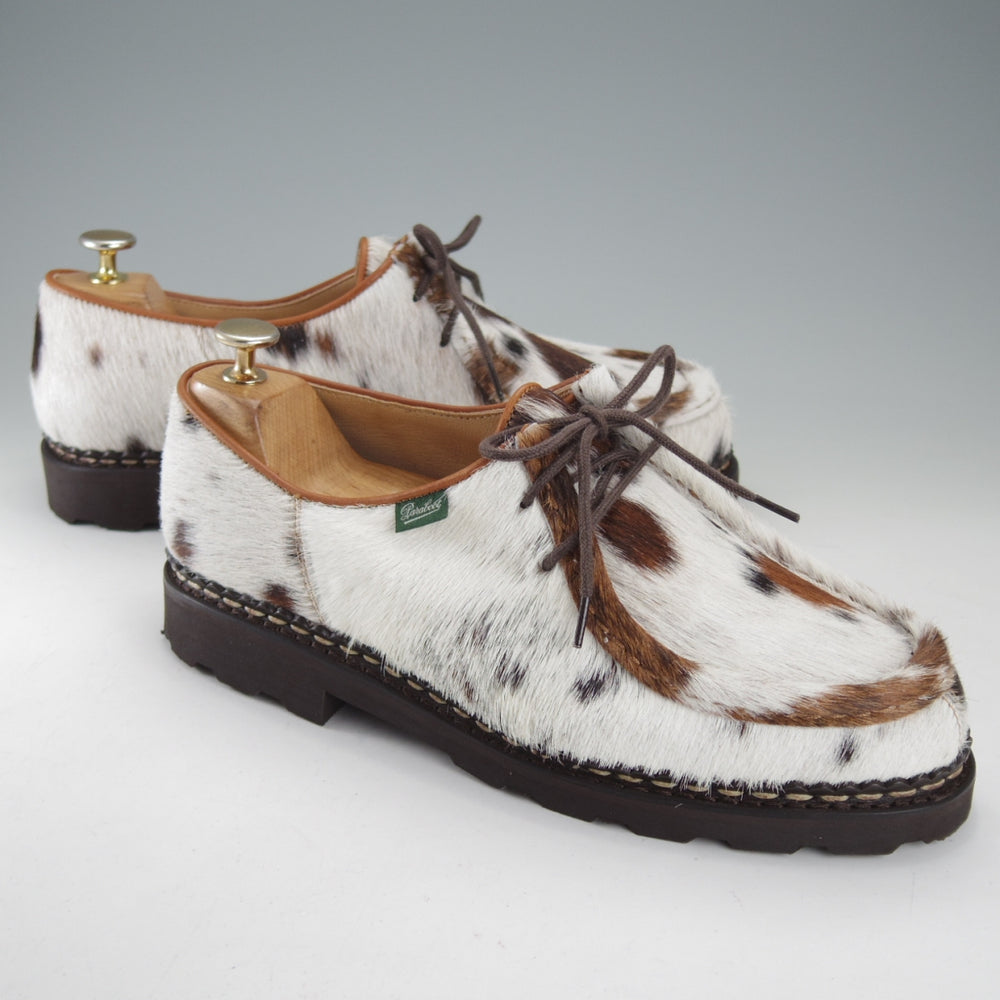 未使用★パラブーツ SIZE 42【定価￥96,800-★ハラコ仕様/MICHAEL/ミカエル】チロリアンシューズ/POILS VACHE/Paraboot★o009