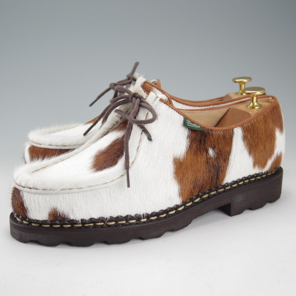 未使用★パラブーツ SIZE 41【定価￥96,800-★ハラコ仕様/MICHAEL/ミカエル】チロリアンシューズ/POILS VACHE/Paraboot★o011
