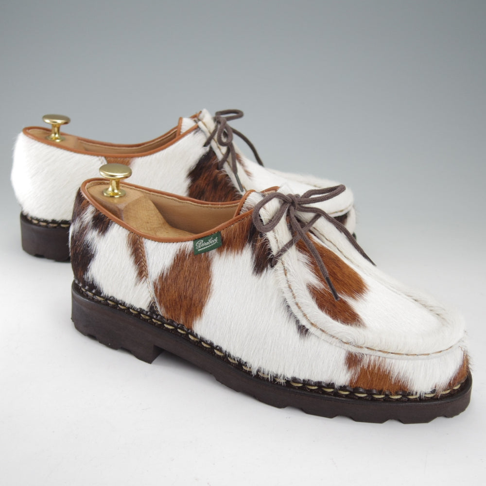 未使用★パラブーツ SIZE 41【定価￥96,800-★ハラコ仕様/MICHAEL/ミカエル】チロリアンシューズ/POILS VACHE/Paraboot★o011