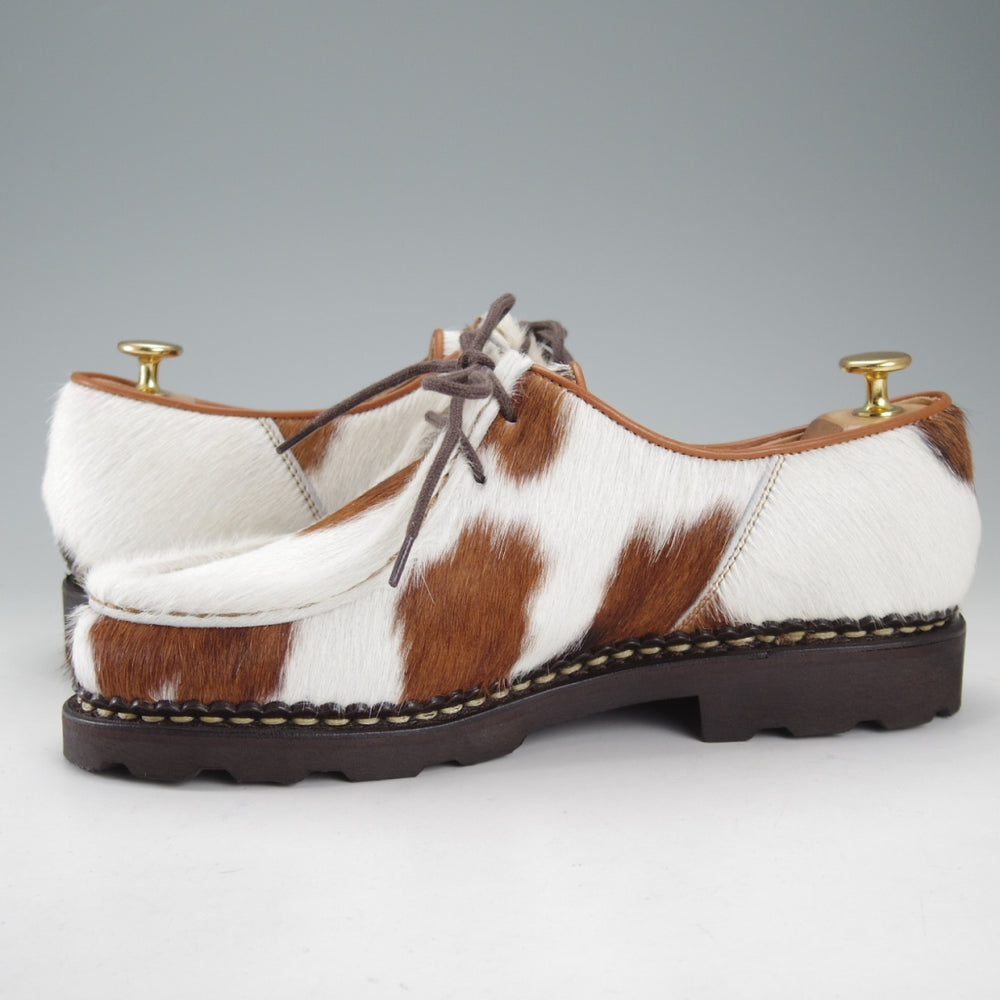 未使用★パラブーツ SIZE 41【定価￥96,800-★ハラコ仕様/MICHAEL/ミカエル】チロリアンシューズ/POILS VACHE/Paraboot★o011