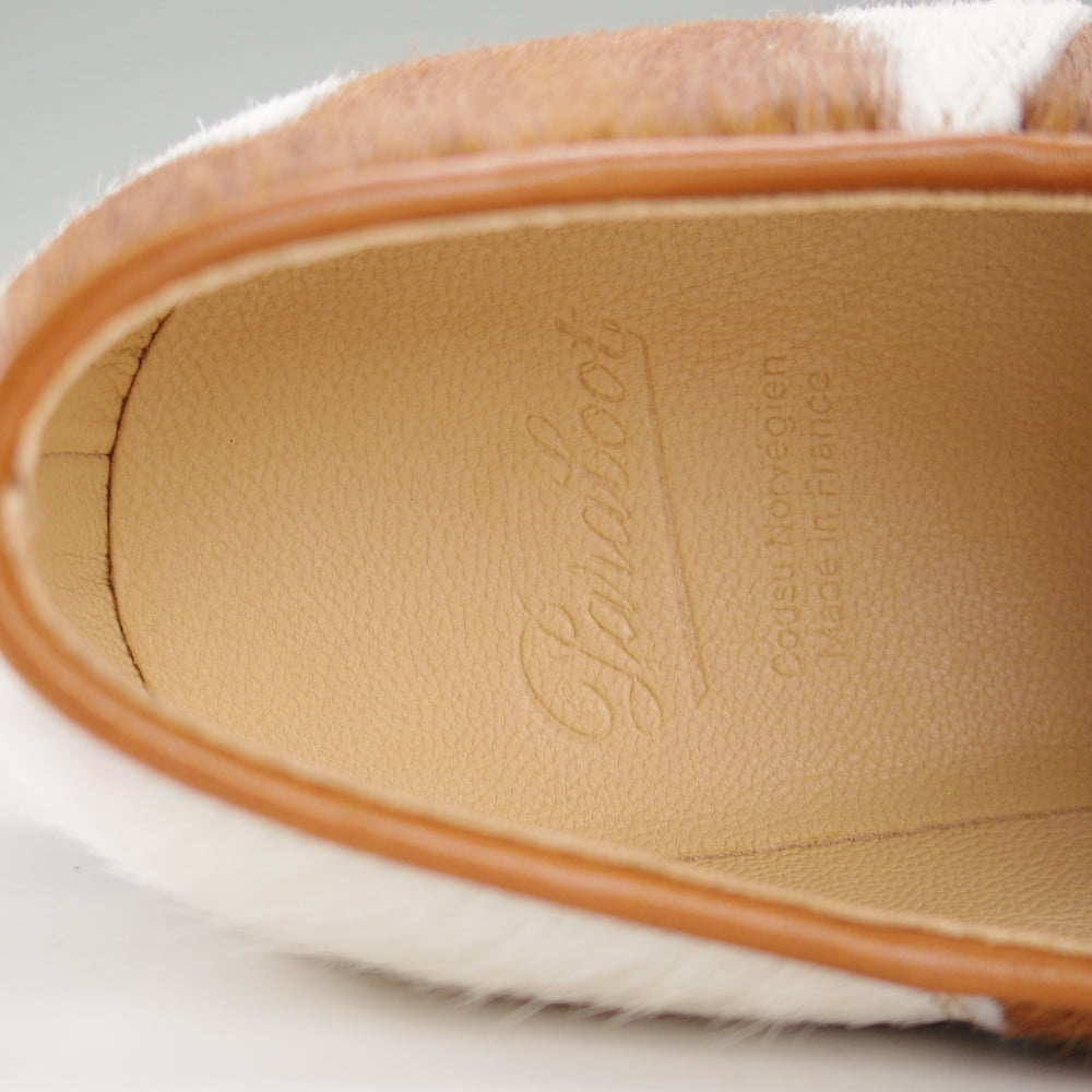 未使用★パラブーツ SIZE 41【定価￥96,800-★ハラコ仕様/MICHAEL/ミカエル】チロリアンシューズ/POILS VACHE/Paraboot★o011