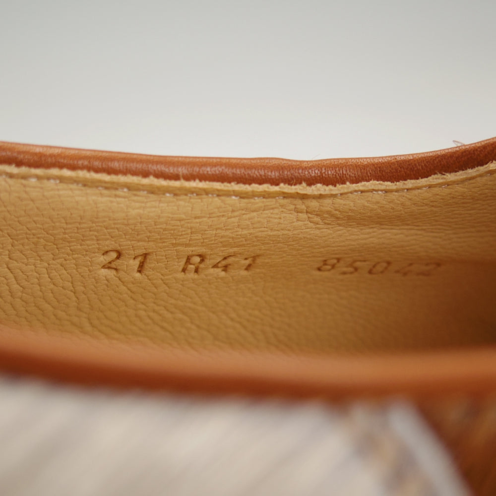 未使用★パラブーツ SIZE 41【定価￥96,800-★ハラコ仕様/MICHAEL/ミカエル】チロリアンシューズ/POILS VACHE/Paraboot★o011