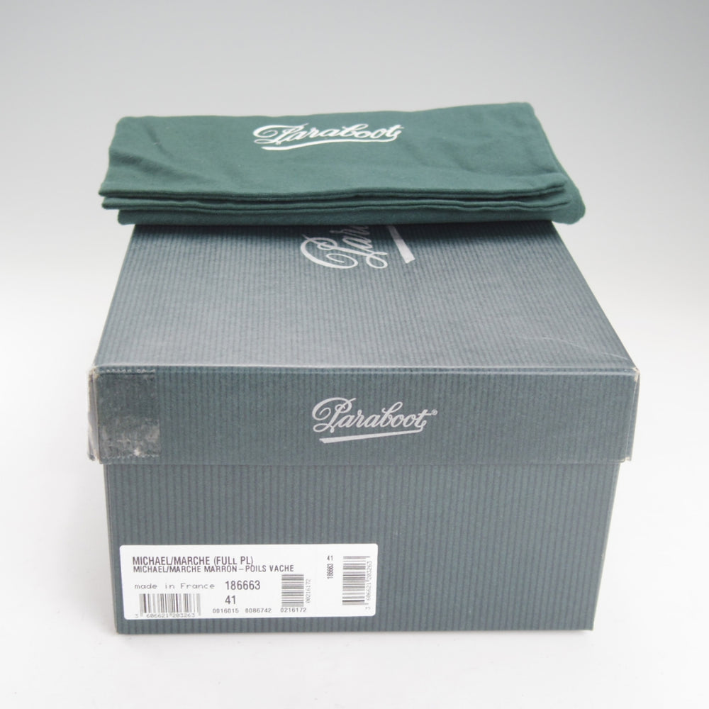 未使用★パラブーツ SIZE 41【定価￥96,800-★ハラコ仕様/MICHAEL/ミカエル】チロリアンシューズ/POILS VACHE/Paraboot★o011