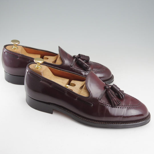 極上★オールデン 8D【定価￥217,800-★コードバン仕様/563】タッセルローファー/アバディーンラスト/#8/赤茶/メンズ/ALDEN★o544