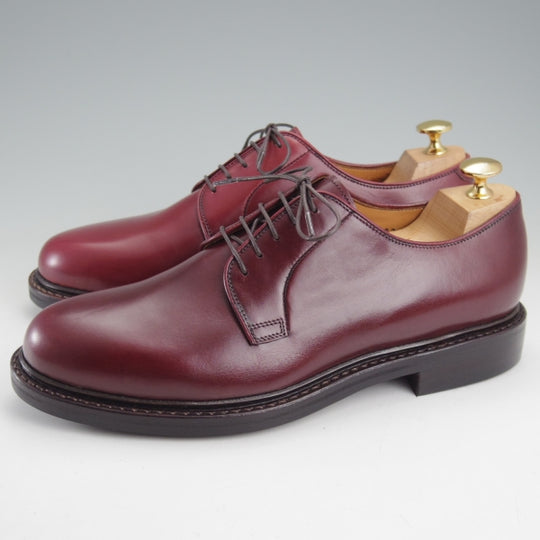 未使用★ジャランスリワヤ SIZE 7【定価￥41,800-★ダイナイトソール/98348】プレーントゥ/カーフ/赤茶/メンズ/JALAN SRIWIJAWA★n516