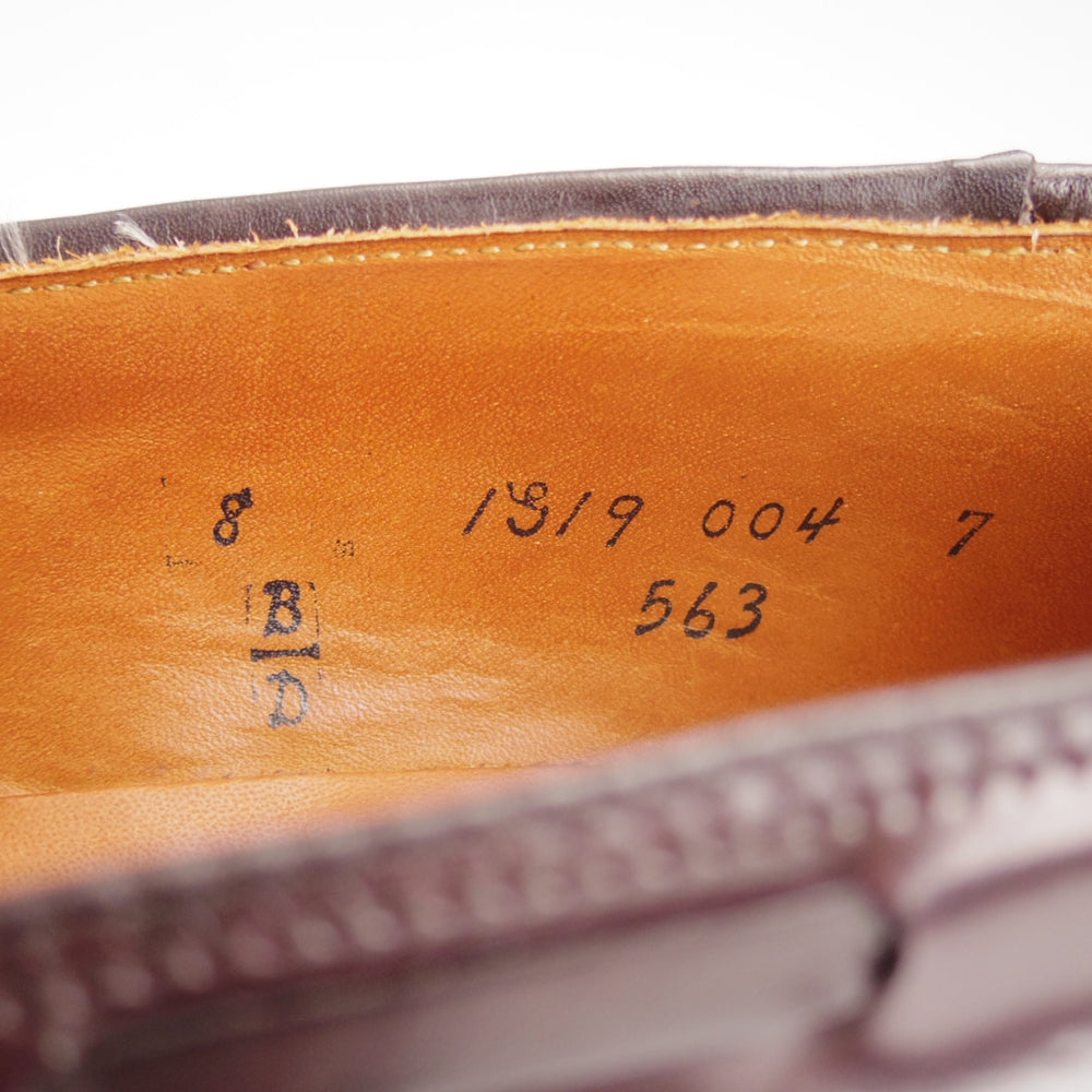 極上★オールデン 8D【定価￥217,800-★コードバン仕様/563】タッセルローファー/アバディーンラスト/#8/赤茶/メンズ/ALDEN★o544