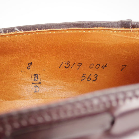 極上★オールデン 8D【定価￥217,800-★コードバン仕様/563】タッセルローファー/アバディーンラスト/#8/赤茶/メンズ/ALDEN★o544