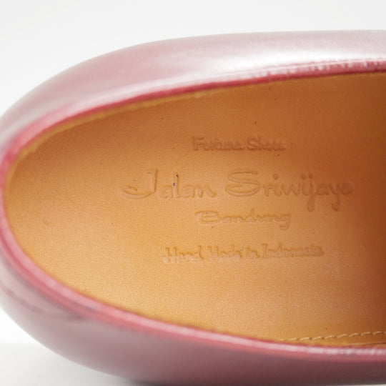 未使用★ジャランスリワヤ SIZE 7【定価￥41,800-★ダイナイトソール/98348】プレーントゥ/カーフ/赤茶/メンズ/JALAN SRIWIJAWA★n516