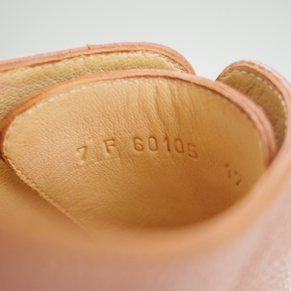 極上★パラブーツ SIZE 7【定価￥99,000-★ドレス仕様シャンボード/CHAMBORD】Uチップ/アクティブソール/シボ革/茶/Paraboot★o012