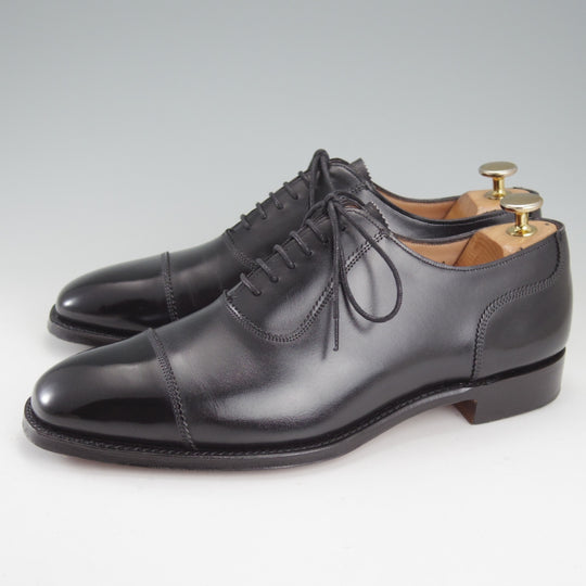 美品★(英)チーニー 6.5F【現行定価9万円程度★ストレートチップ/BRACKLEY】225ラスト/カーフ/黒/メンズ/CHEANEY★o014