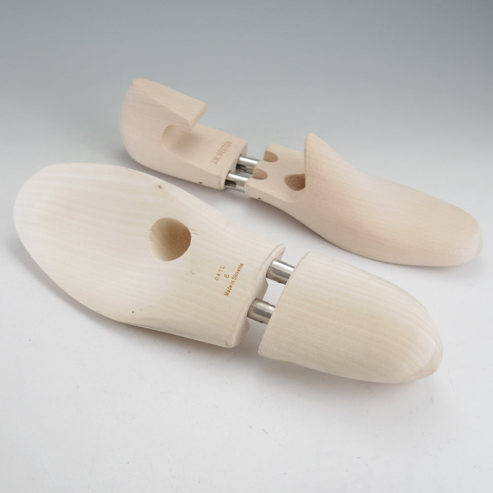 極上★J.M.ウエストン SIZE 6【現行定価￥23,100-★純正シューツリー/041L】木製シューキーパー/Weston/ウェストン★o564