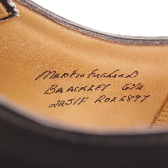 美品★(英)チーニー 6.5F【現行定価9万円程度★ストレートチップ/BRACKLEY】225ラスト/カーフ/黒/メンズ/CHEANEY★o014