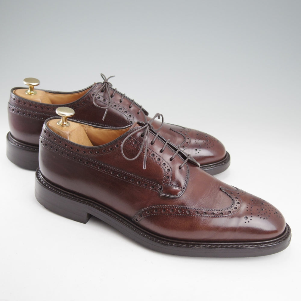 極上★チャーチ 85F/UK8.5【現行定価￥209,000-★ダイナイトソール仕様/GRAFTON】173ラスト/フルブローグ/カーフ/濃茶/Church's★o016
