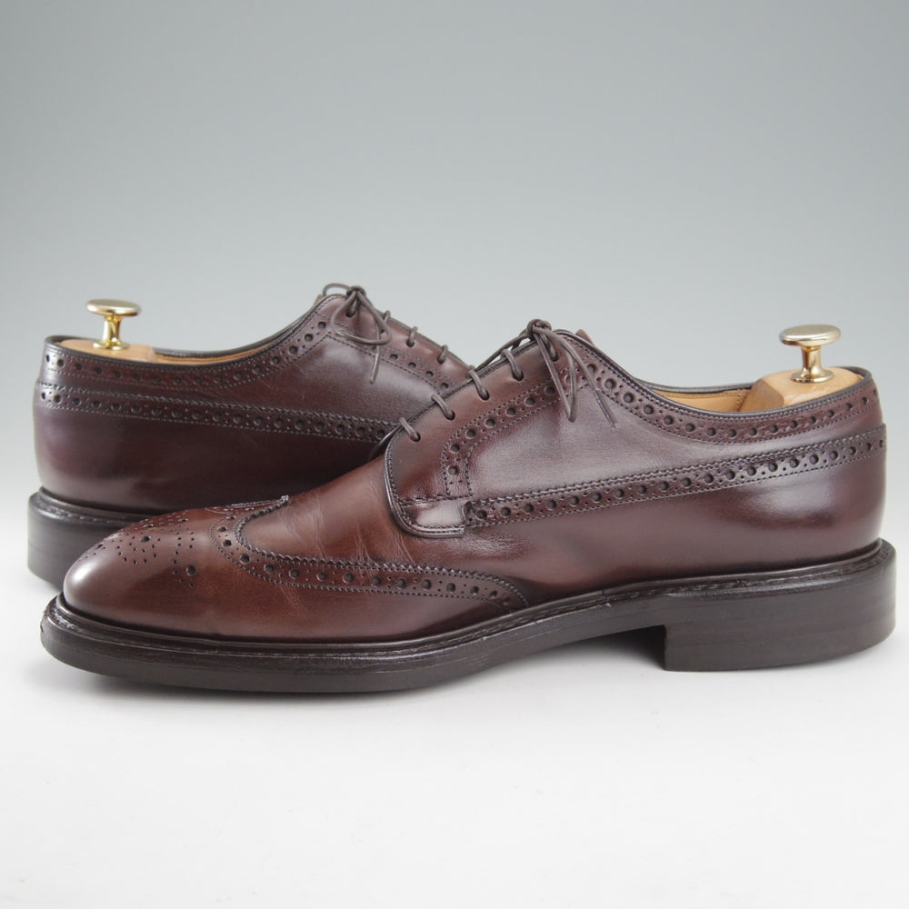 極上★チャーチ 85F/UK8.5【現行定価￥209,000-★ダイナイトソール仕様/GRAFTON】173ラスト/フルブローグ/カーフ/濃茶/Church's★o016