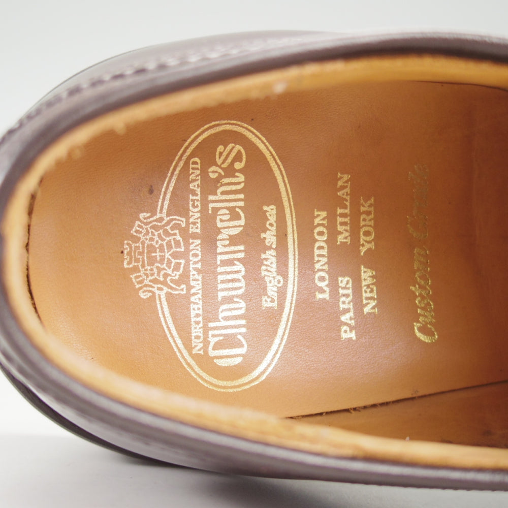 極上★チャーチ 85F/UK8.5【現行定価￥209,000-★ダイナイトソール仕様/GRAFTON】173ラスト/フルブローグ/カーフ/濃茶/Church's★o016