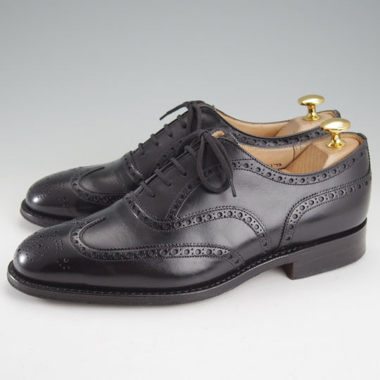 ★チャーチ 55F/UK5.5【現行定価￥192,500-★チェットウィンド/CHETWYND】173ラスト/フルブローグ/カーフ/黒/メンズ/Church's★o552