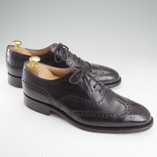 ★チャーチ 55F/UK5.5【現行定価￥192,500-★チェットウィンド/CHETWYND】173ラスト/フルブローグ/カーフ/黒/メンズ/Church's★o552