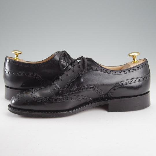 ★チャーチ 55F/UK5.5【現行定価￥192,500-★チェットウィンド/CHETWYND】173ラスト/フルブローグ/カーフ/黒/メンズ/Church's★o552