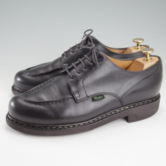 ★パラブーツ SIZE 7【定価￥96,800-★シャンボード/CHAMBORD】リスレザー/TEXソール/Uチップ/NOIR/黒/メンズ/Paraboot★o017