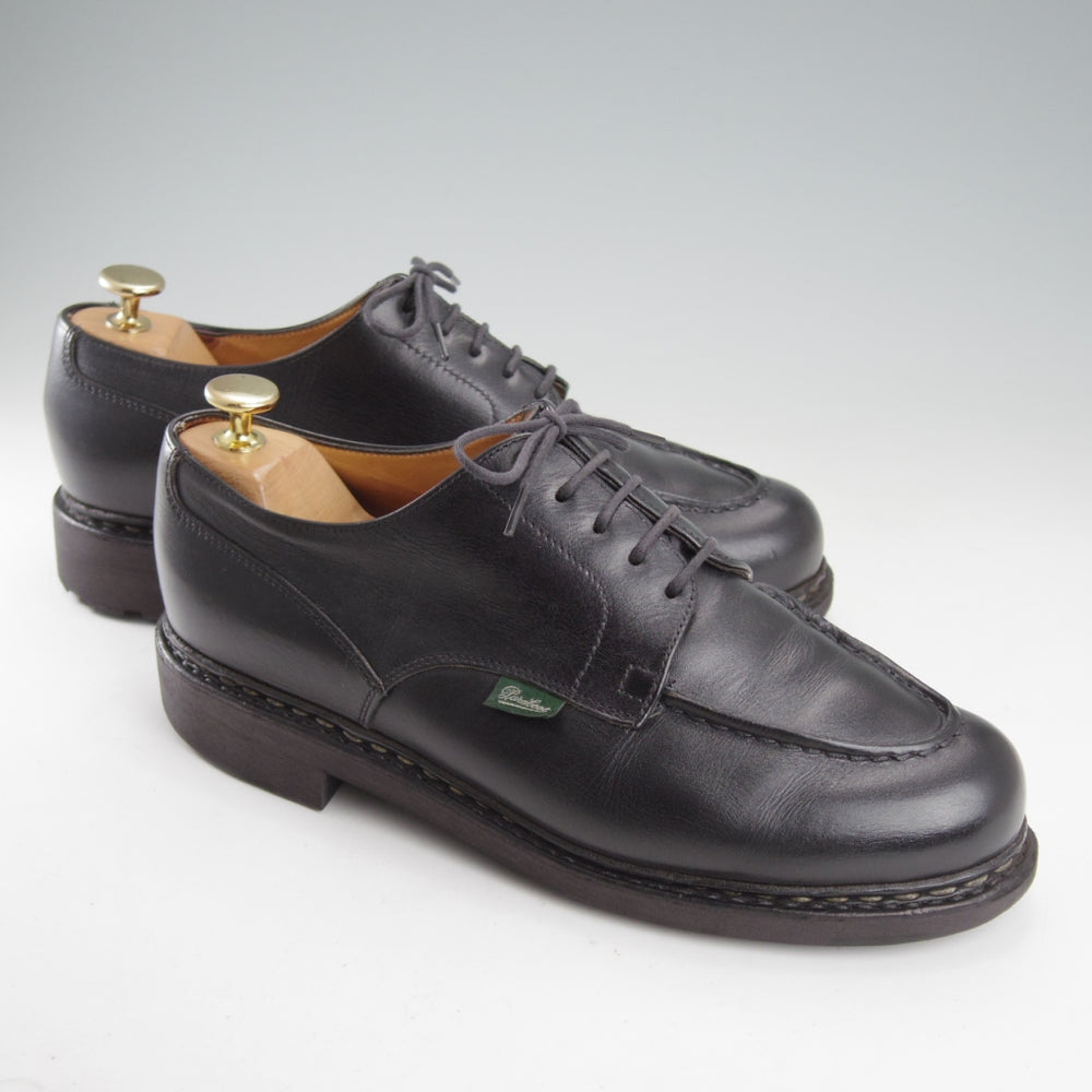 ★パラブーツ SIZE 7【定価￥96,800-★シャンボード/CHAMBORD】リスレザー/TEXソール/Uチップ/NOIR/黒/メンズ/Paraboot★o017