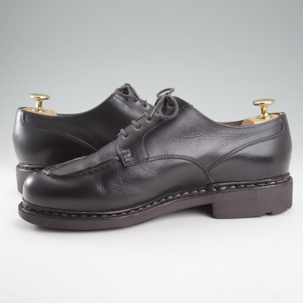 ★パラブーツ SIZE 7【定価￥96,800-★シャンボード/CHAMBORD】リスレザー/TEXソール/Uチップ/NOIR/黒/メンズ/Paraboot★o017