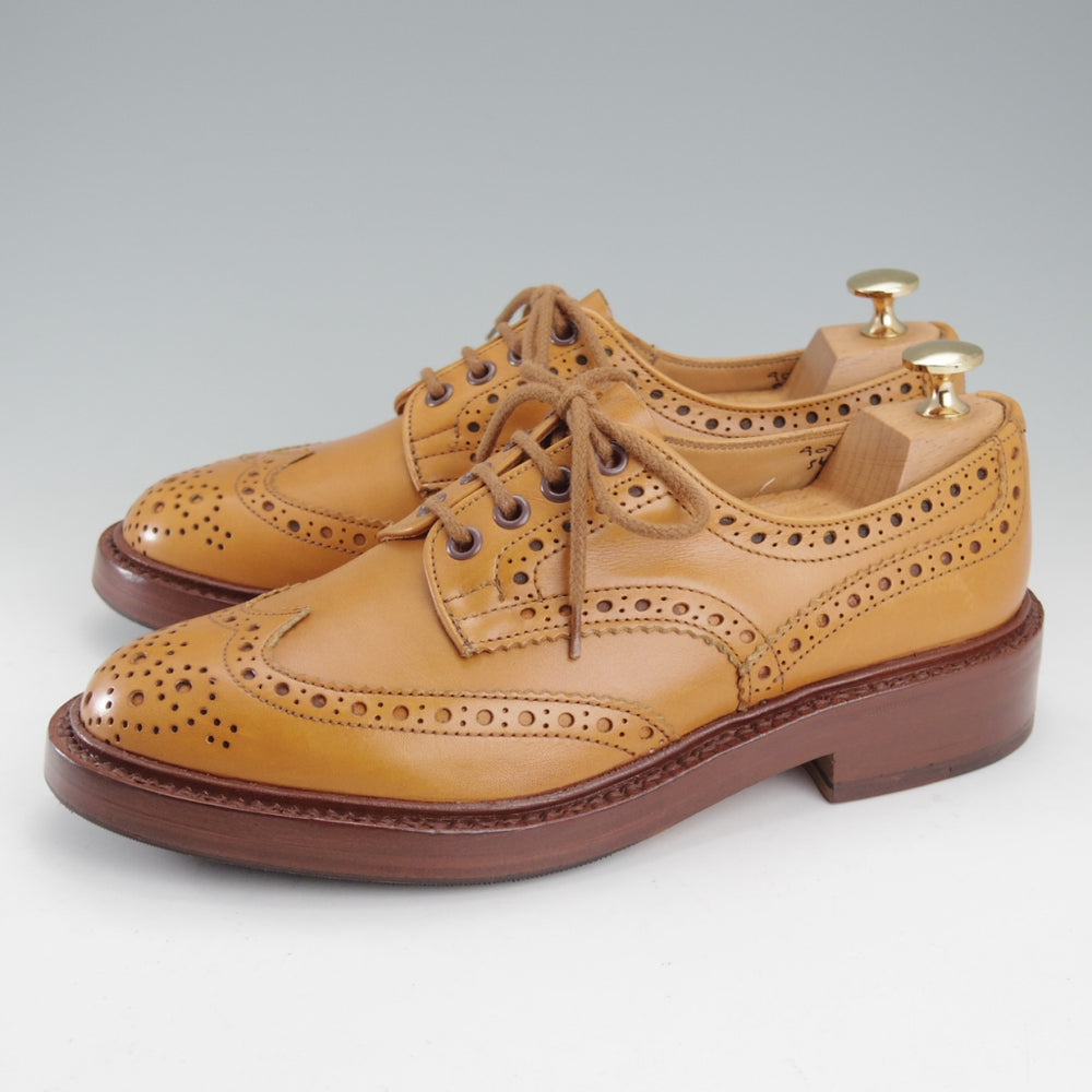 美品★トリッカーズ SIZE 6【定価￥132,000-★BOURTON/エイコンアンティーク】バートン/M5633/カントリーシューズ/薄茶/Tricker's★o018