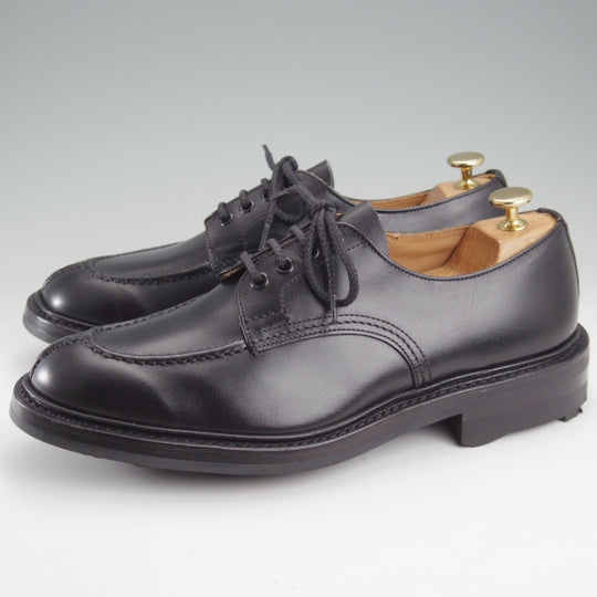 未使用★トリッカーズ SIZE 8.5【現行定価13万円以上★リッジウェイソール/KILSBY】M6214/Uチップ/ボックスカーフ/黒/Tricker's★n522