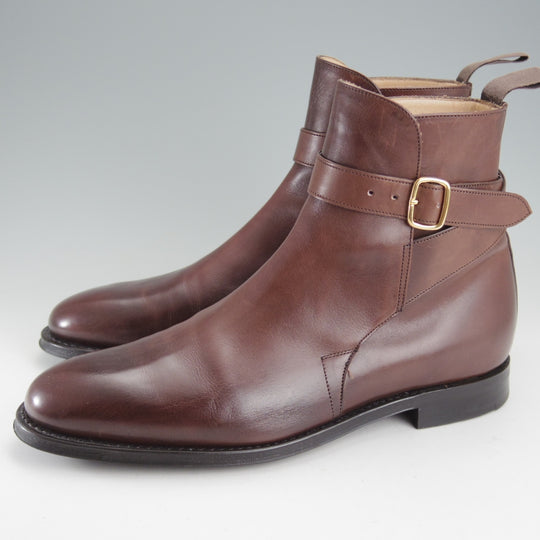 極上★チャーチ 70F/UK7【現行5都市ロゴ★ジョッパーブーツ/BLETSOE R】173ラスト/カーフ/濃茶/メンズ/Church's★o555