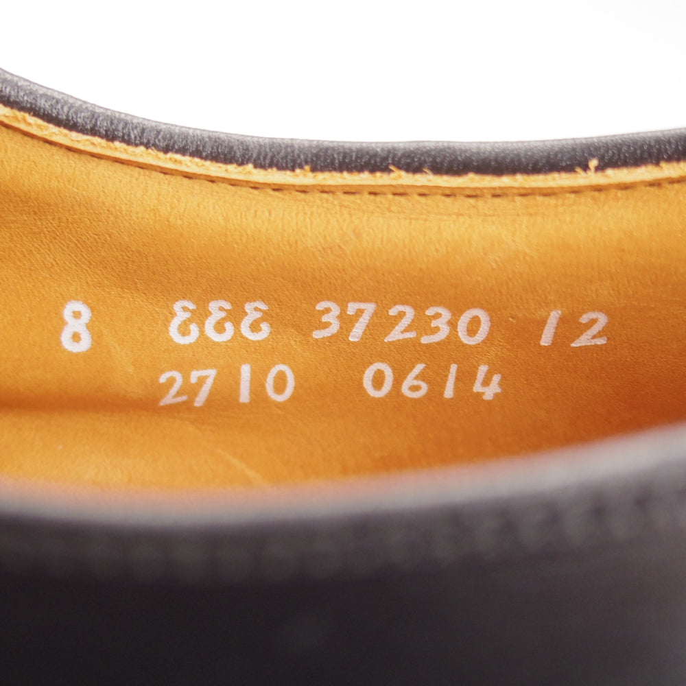 極美品★(米)アレンエドモンズ 8EEE【現行定価13万円程度★プレーントゥ/Harrison/ハリソン】カーフ/黒/メンズ/ALLEN EDMONDS★o019
