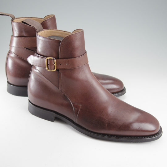 極上★チャーチ 70F/UK7【現行5都市ロゴ★ジョッパーブーツ/BLETSOE R】173ラスト/カーフ/濃茶/メンズ/Church's★o555