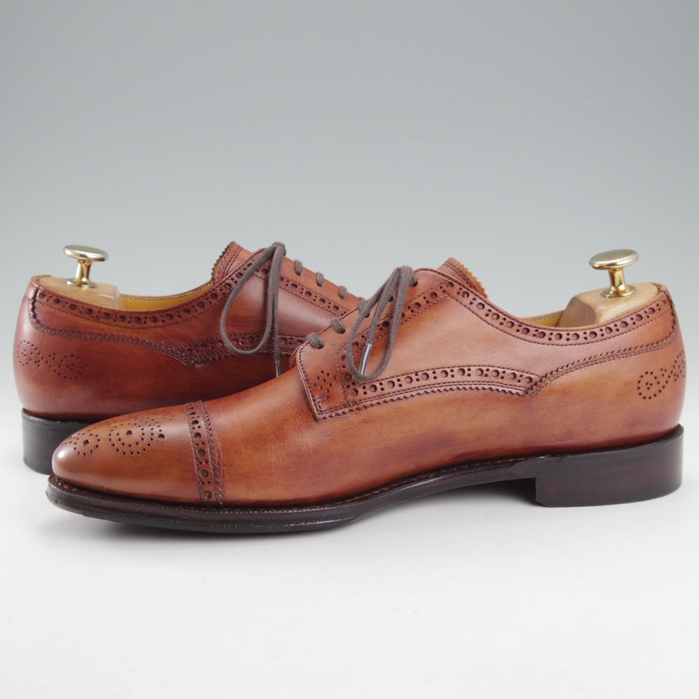 極上★ユニオンインペリアル SIZE 7【ハンドソーンウェルテッド製法★セミブローグ/U1541】カーフ/茶/メンズ/Union Imperial★o020