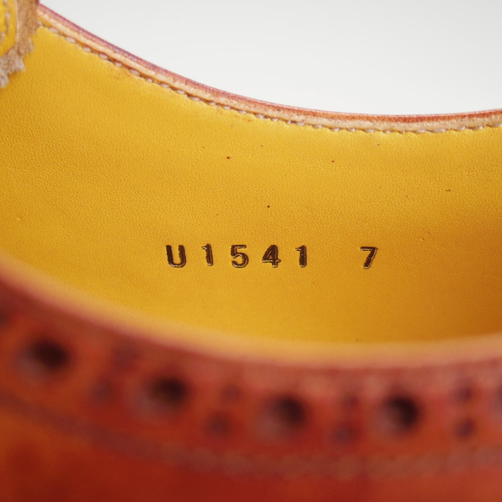 極上★ユニオンインペリアル SIZE 7【ハンドソーンウェルテッド製法★セミブローグ/U1541】カーフ/茶/メンズ/Union Imperial★o020
